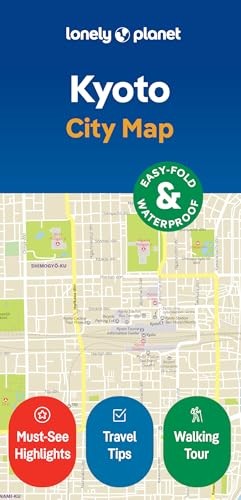 Lonely Planet Kyoto City Map