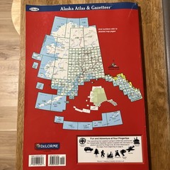 ALASKA Atlas & Gazetteer DeLorme Topographic Maps Back Roads Recreation GPS