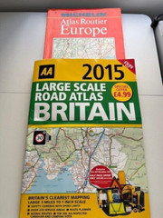 MICHELIN- Atlas Routier Europe -1991 ; Auto Assoc(AA) Britain Road Atlas -2015
