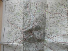 Ordnance Survey 1 Inch Map of Derby Leicester Nottingham, 1 Inch 1 Statute Mile