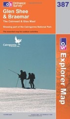 Glenshee and Braemar: The Cairnwell and … by Ordnance Survey Sheet map, folded