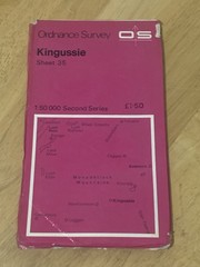 Ordnance Survey Landranger 35 Kingussie 1:50,000 OS Map 1976