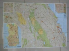 Hildebrands Travel Map: California USA 1:700000 Folding Paper Map