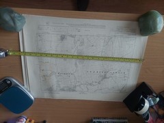 8 x 1910 Ordnance Maps 6″ to 1 mile scale Yorkshire North & West Riding areas