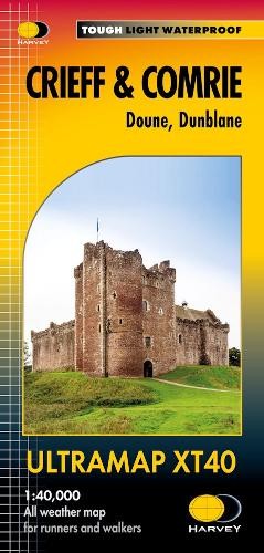 Harvey Maps Crieff & Comrie (Map) Ultramap XT40