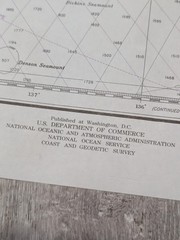 NOAA Chart 16016 Dixon Entrance Cape Elias Alaska 33in x 44in Map