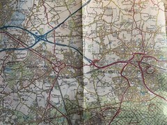 OS Ordnance Survey Landranger Map 175 – READING, WINDSOR & AREA – 1986