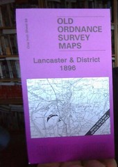 MAP OF Lancaster & District 1896 One Inch Sheet 59 by Paul Hindle NEW