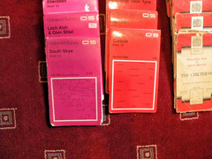96 Ordnance Survey Maps 1:50000, 1:63360, One Inch, Seventh Series and Others