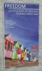 Freedom Touring Parks Map South & East of England 2006. The Caravan Club.