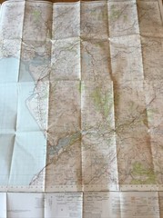 1953 Ordnance Survey One Inch Seventh Series Map 116 Dolgelley (incl Portmadoc )