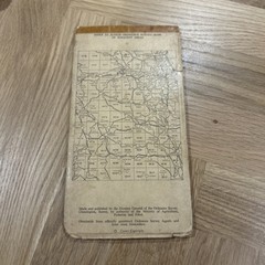 MIDDLETON IN TEESDALE Ordnance Survey CLOTH Sh NY92 1:25,000 1961 National Grid