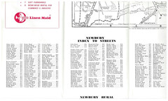 NEWBURY street plan by BARNETT’S – circa 1970’s