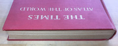 The Times Atlas of the World: Comprehensive Edition 1967 Hardcover Red Vintage
