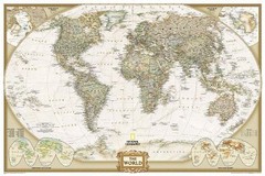 WORLD EXECUTIVE [POSTER SIZE AND LAMINATED] (NATIONAL By National Geographic