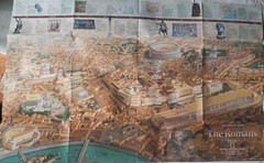 National Geographic Society Historical Map: The Romans 1997