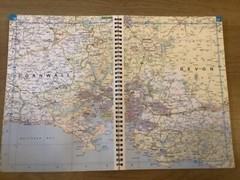 Map & Travel Guide Bristol Bath Job Lot Spiral Bound Book City of Bath Guide Did