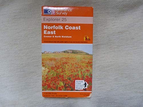 Norfolk Coast East: Sheet 25 (Explorer M… by Ordnance Survey Sheet map, folded