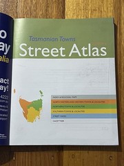 Tasmanian Towns Street Atlas Map Guide TAS MAP Trade Paperback Edition 8