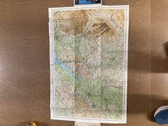 Bartholomew Wye Valley Half Inch Contoured Map Sheet 13 Vintage
