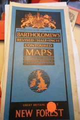 16x Ordnance Survey & Bartolomew’s Sheet Maps 1930’s – 70’s