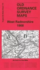 MAP OF West Radnorshire 1908 One Inch sheet 179 by Alan Leather NEW