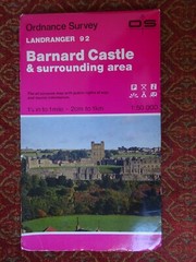 OS MAP BARNARD CASTLE BOWES RICHMOND CROOK MIDDLETON TEESDALE