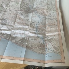 Ordnance Survey Explorer Map South Downs Way Steyning to Newhaven Brighton OS