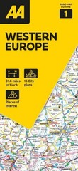 AA Road Map Western Europe (Map) AA Road Map Europe Series