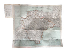 Vintage Bacon’s County Map, Devonshire. Early 1900’s