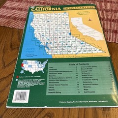 Vintage DeLorme Northern California Atlas Gazetteer 1988 2nd Ed Topographic Road