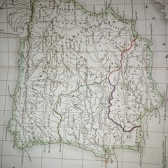 Map Hispaniae Antiquae Tabula Auctore F Delamarche 1833
