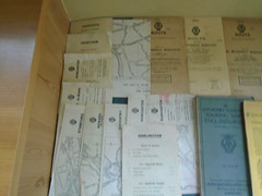 JOB LOT – 23 1930s VINTAGE AA ROAD MAPS ROUTES + OTHER ITEMS PLACES OF INTEREST