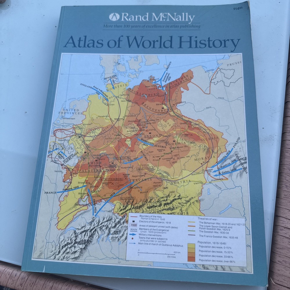 Rand Mcnally Atlas Of World History PB 1983