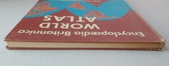 Vintage Encyclopedia Britannica World Atlas 1949 Hammond maps oversized book