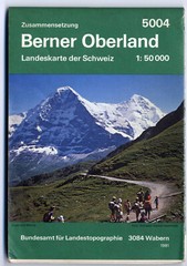 Berner Oberland: Landeskarte Der Schweiz 5004 Switzerland Map 1981 1:50,000