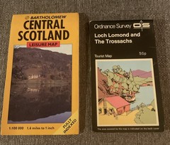 SCOTTISH MAPS – Ordnance Survey x 2/Bartholomew x 1/Tourist Map x 1 Bundle of 4