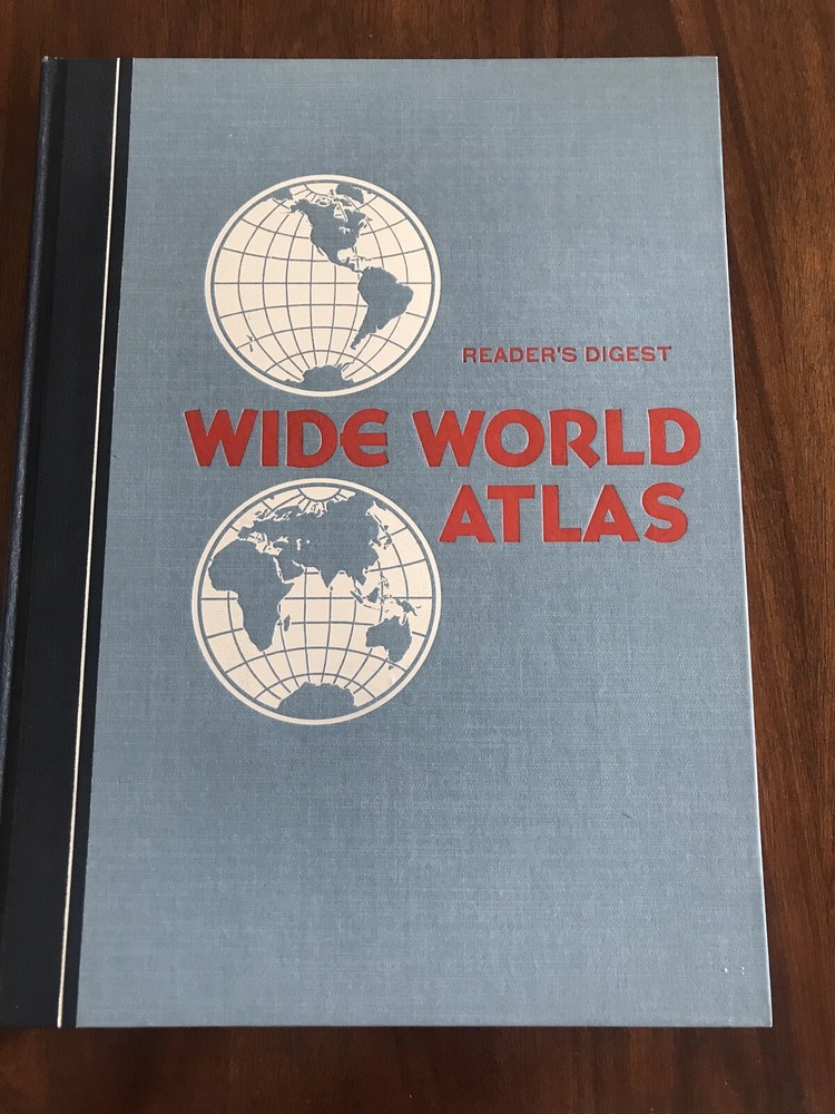 Vintage Atlas/Readers Digest Wide World Atlas/1984 ,4th Printing