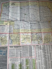 Lot Minnesota Nebraska North Dakota South Dakota Road Map Folded 2 Maps 1990s