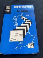 The Midlands Ordnance Survey Quarter Inch Map #13 (1292)