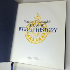 National Geographic Atlas Of World History, Hardcover Book 1997 HC
