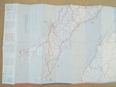 Vintage AA Motorists Road travel Map Switzerland Austria Italy Double sided