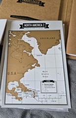 Lickies Of London Travel Journal 8 Scratch Off Maps Travel Tips Advice New