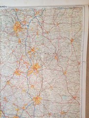 Bartholomew GT Grand Touring Series Map 4. Midlands (1982).