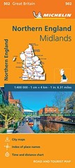 Northern England – Michelin Regional Map 502: Map by Michelin Sheet map Book The