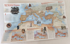 Great Peoples Past Mongols Romans National Geographic Educational Posters 1997