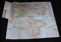 Ordnance Survey Landranger Map – The Solent & Isle of Wight, Sheet 196 – 2002