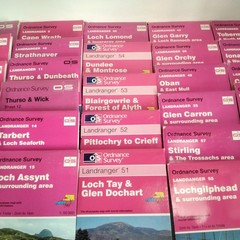 X46 Ordance Survey Map Joblot Bundle Assorted Locations