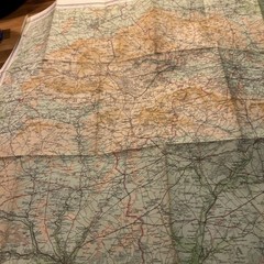 SALISBURY PLAIN Bartholomew Revised Contoured Half Inch Map No 8 Paper 1951