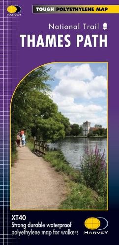 Harvey Map Services Ltd. Thames Path (Map) Trail Map XT60 (UK IMPORT)
